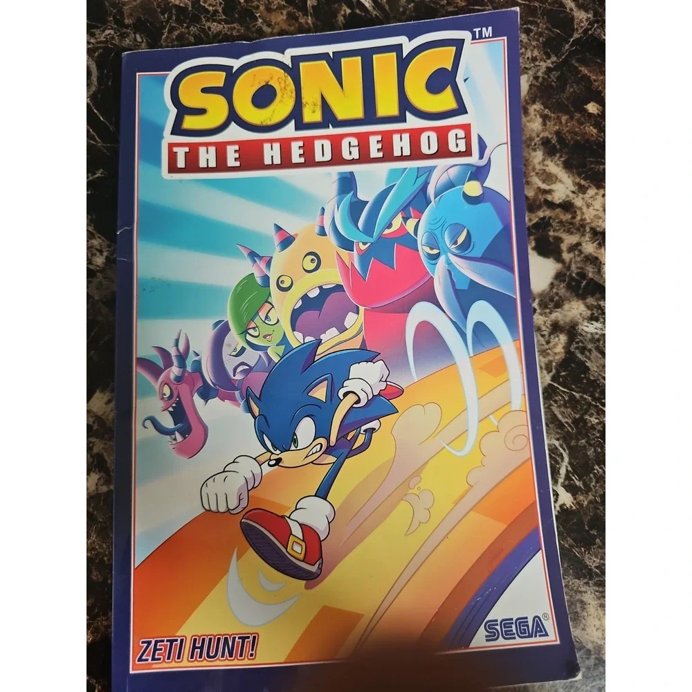 Sonic The Hedgehog Zeti Hunt! Trade Paperback Comic Book Speed Sega